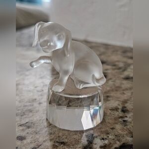 Swarovski Crystal Dog Figurine